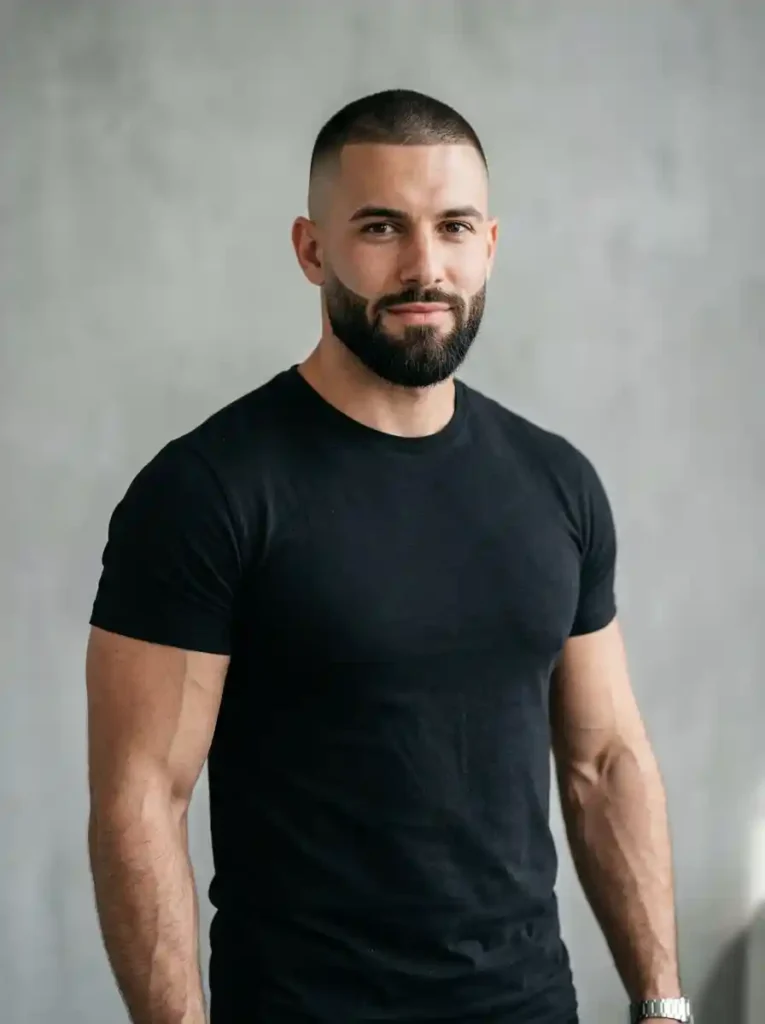 High Fade with Buzz Cut Simplicity