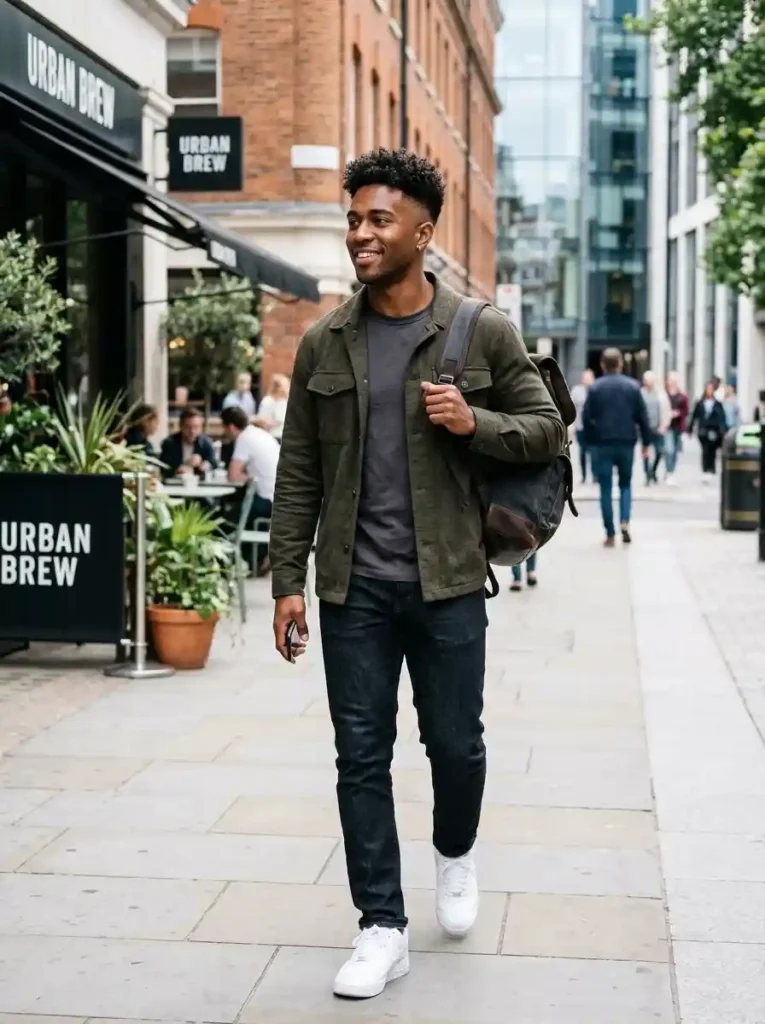 High Fade with Curly Hair Definition 1