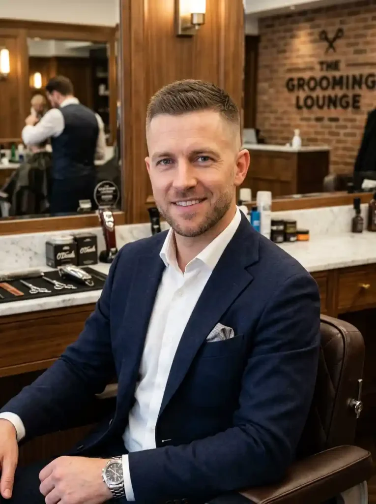 High Fade with Modern Crew Cut 1
