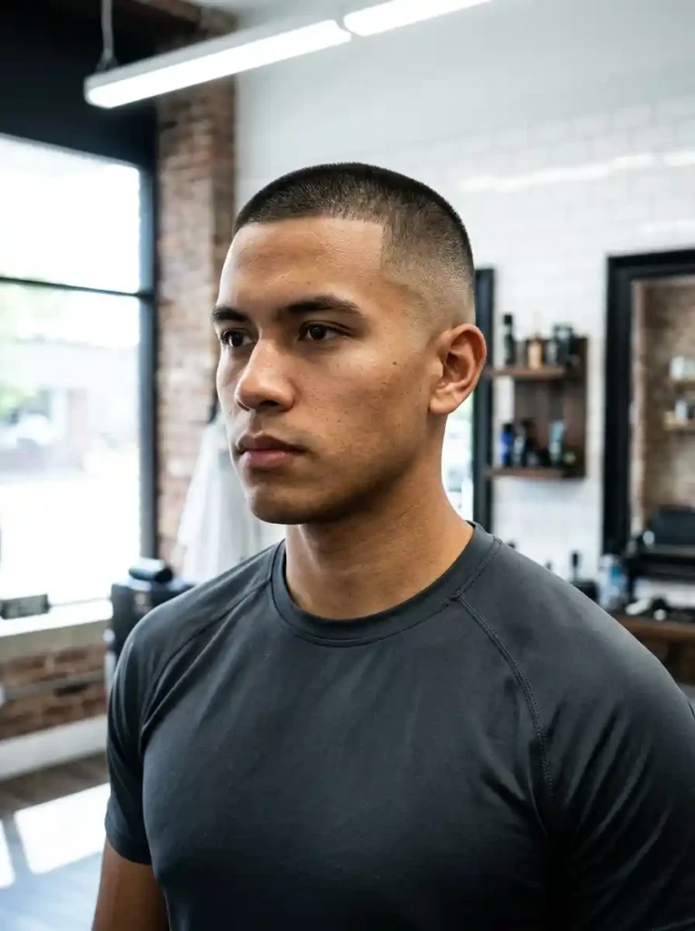 Induction Buzz with Skin Fade for Maximum Military Sharp Clean