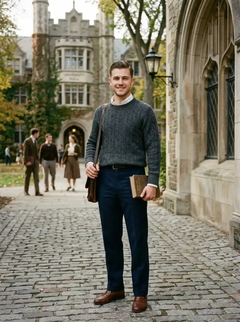 Ivy League with Side Sweep
