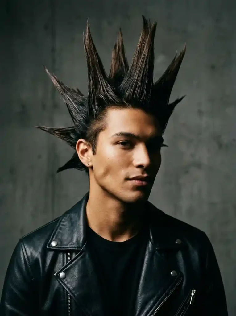 Long Spiky Hair for Dramatic Edgy Individual Statement