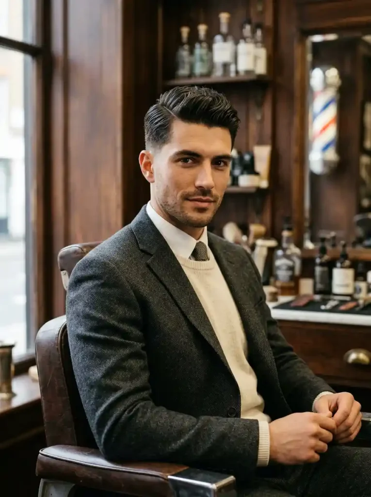 Long Textured Top with Taper