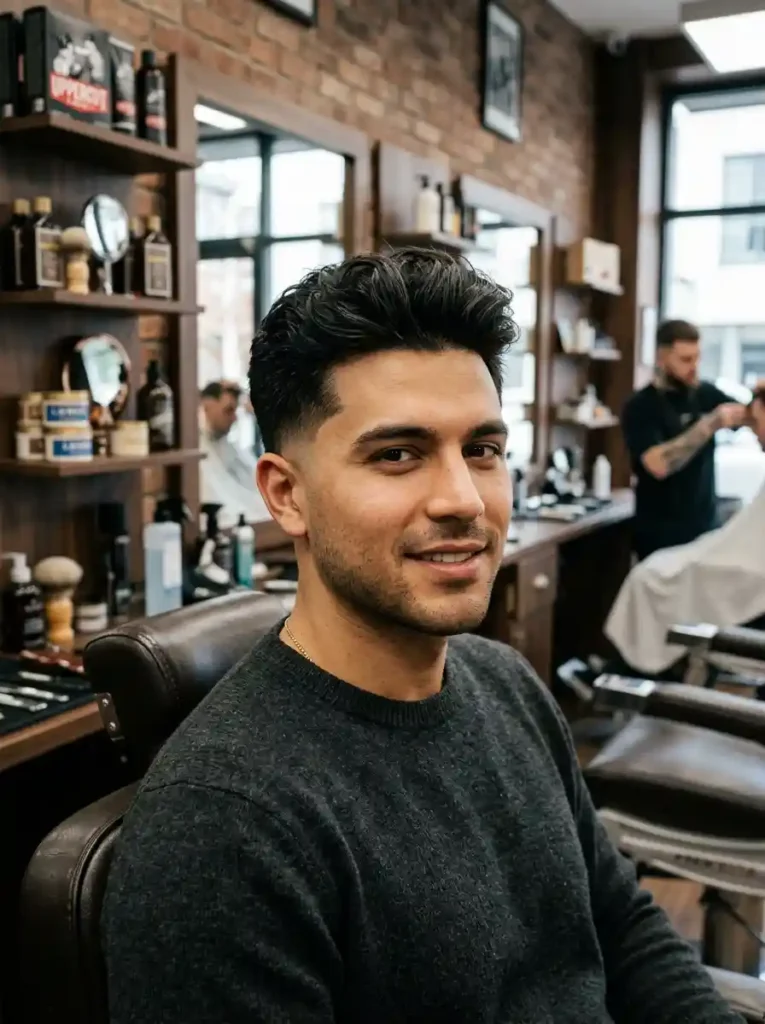 Low Fade for Thick Hair Control