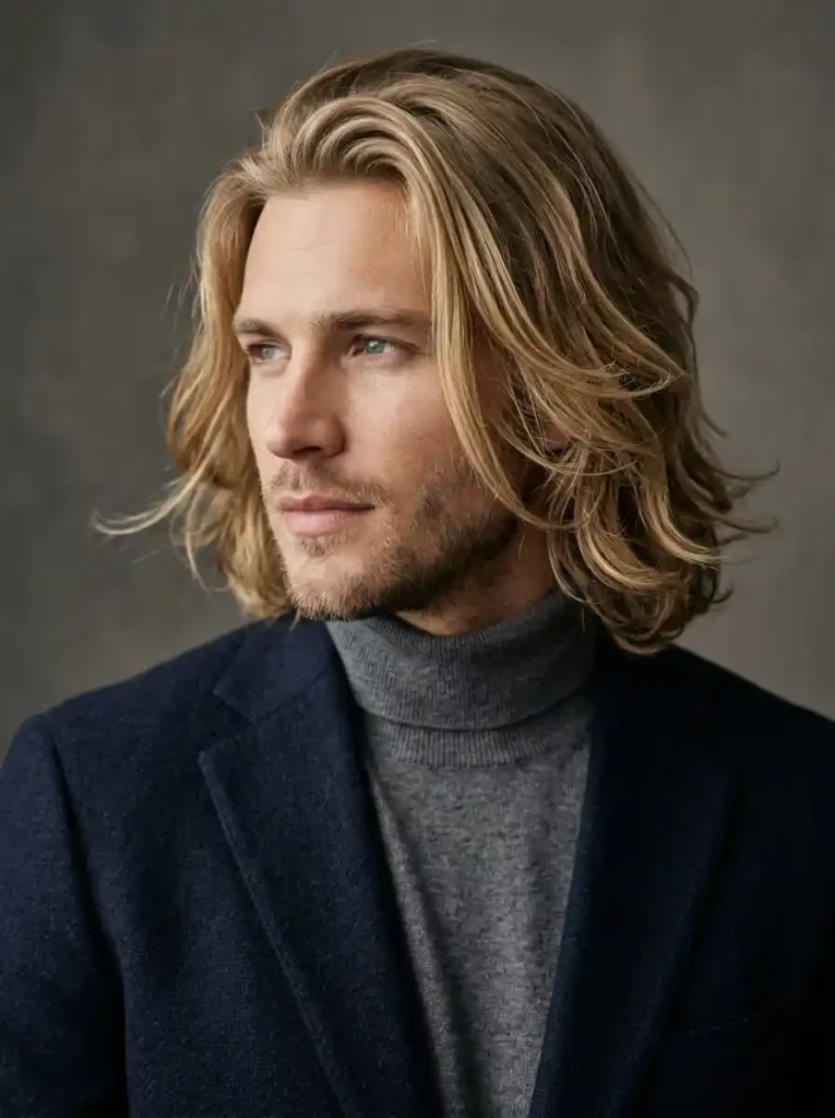 Medium Length Blonde Flow