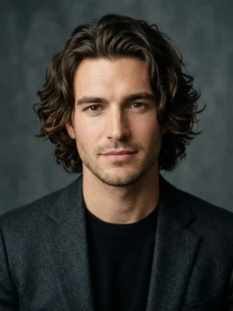Medium Wavy Style for Heart Shaped Faces