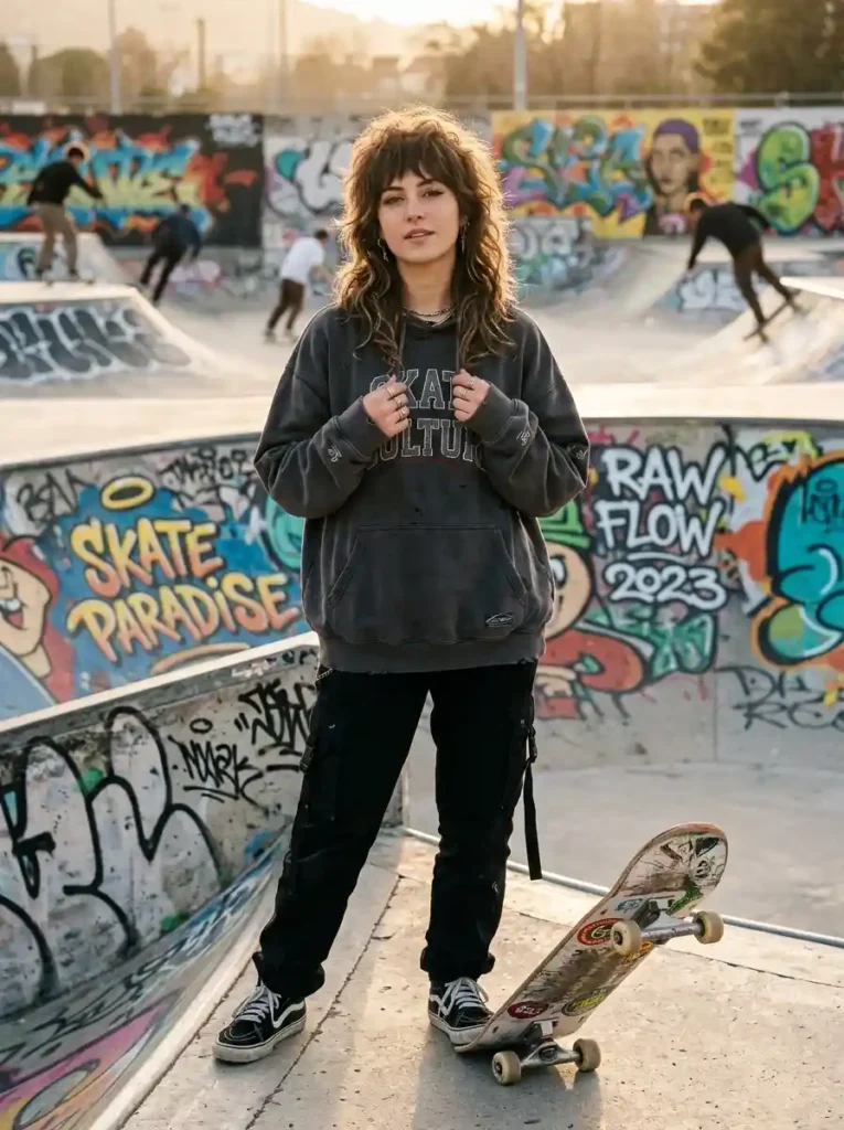 Modern Wolf Cut for Skaters