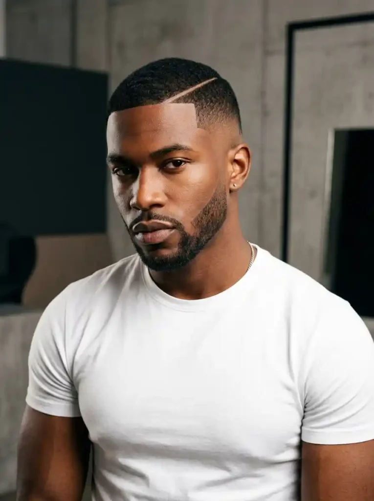 Razor Fade with Hard Part for Graphic Ultra Clean Definition