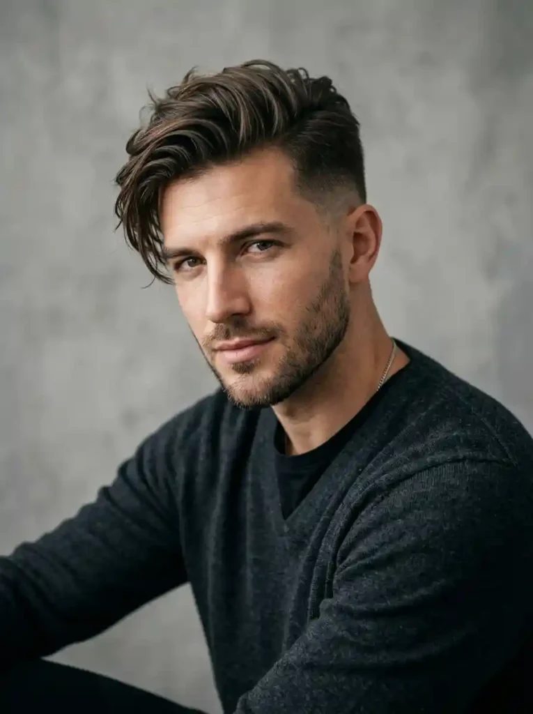 Relaxed Side Swept Undercut