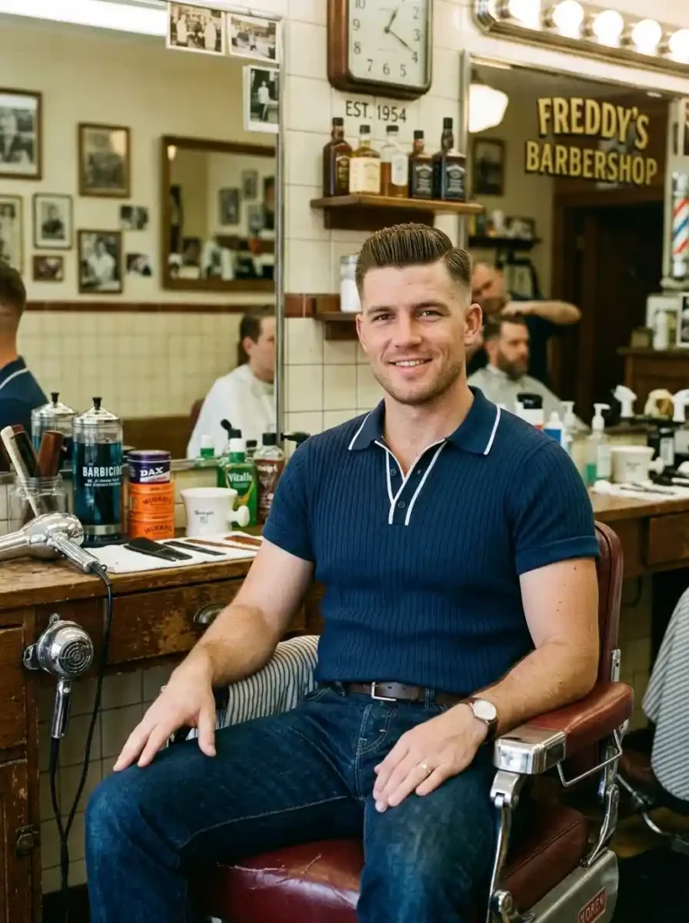 Retro Short Brush Cut