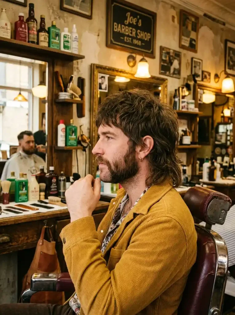 Shag with Long Sideburns