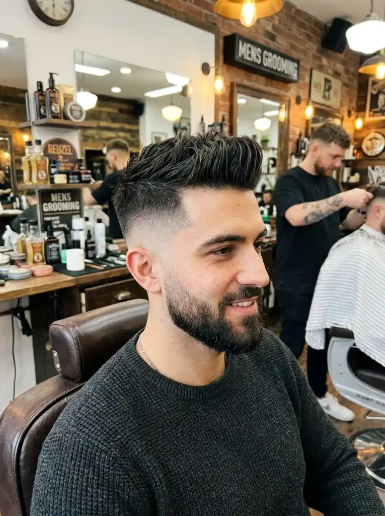 Sharp High Fade for Maximum Contrast