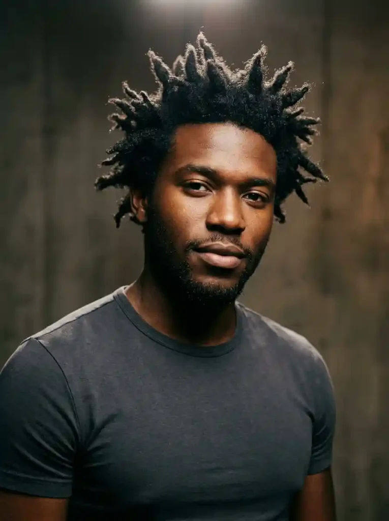 Short Spiky Natural Hair for Cultural Authentic Edge