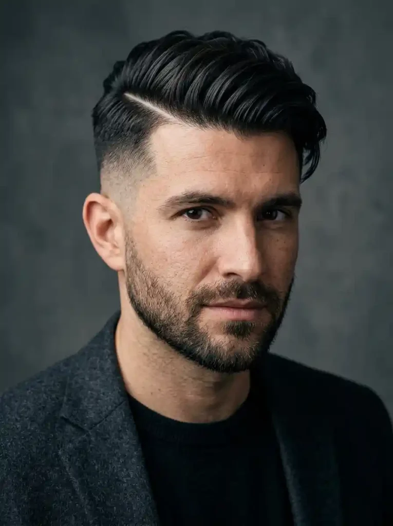 Side Swept Undercut with Hard Part