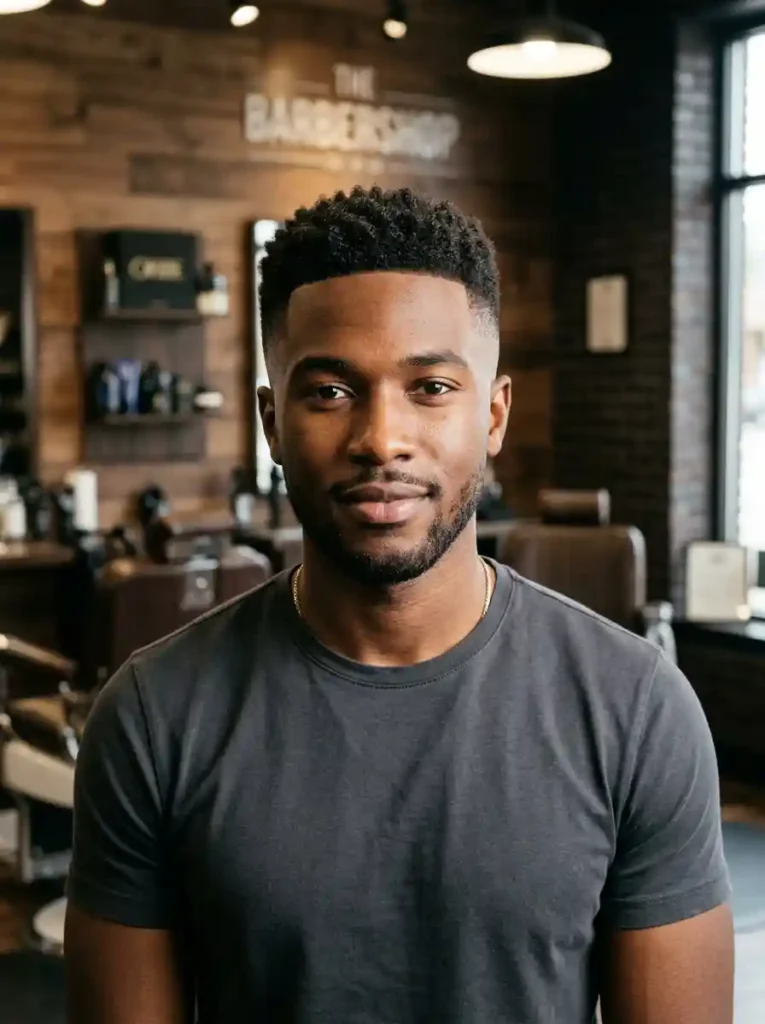 Skin Fade with Short Top for Maximum Clean Confident Statement