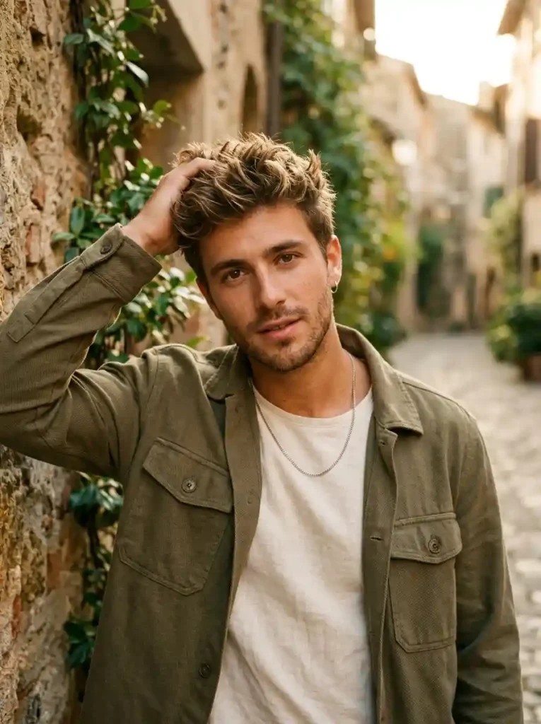 Spiky Short Wavy Hair for Natural Effortless Edge