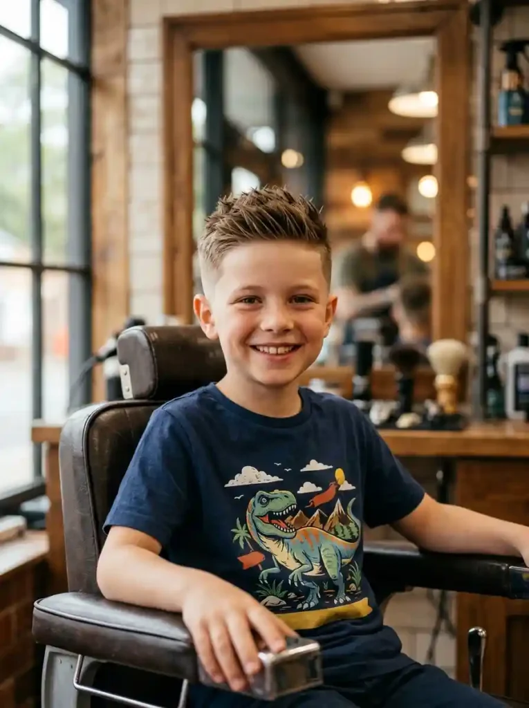 Spiky Texture Cut