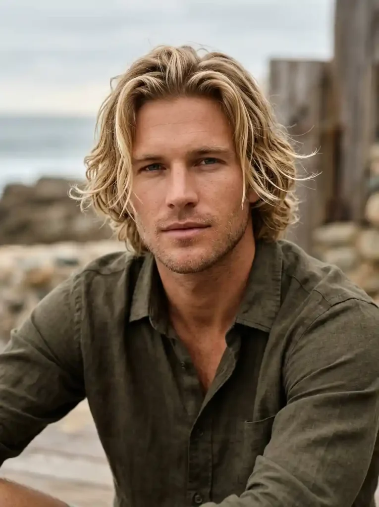 Surfer Inspired Layered Hair