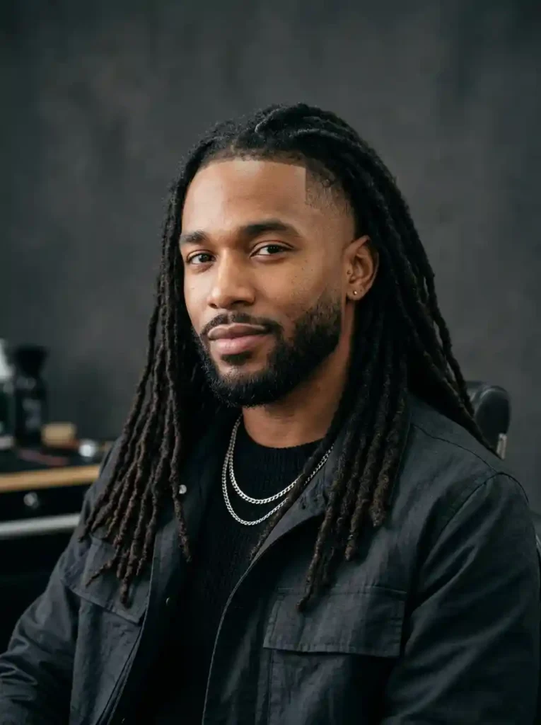 Taper Fade with Long Locs