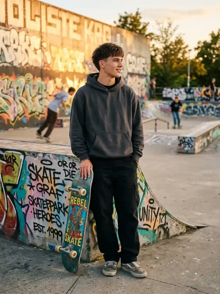 Textured French Crop with Skater Edge