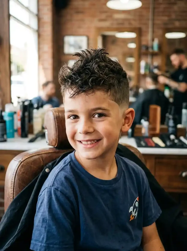 The Burst Fade Mohawk for Kids