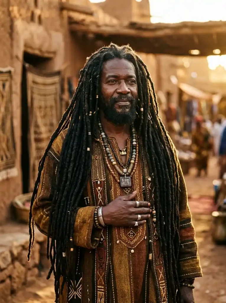The Dreadlocked Long Hair for Cultural Depth and Presence