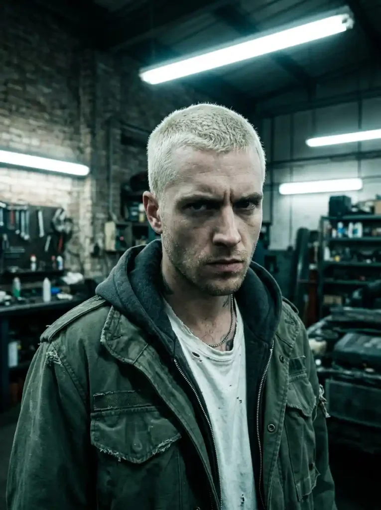 The Fight Club Bleached Buzz Cut for Stark Minimalism