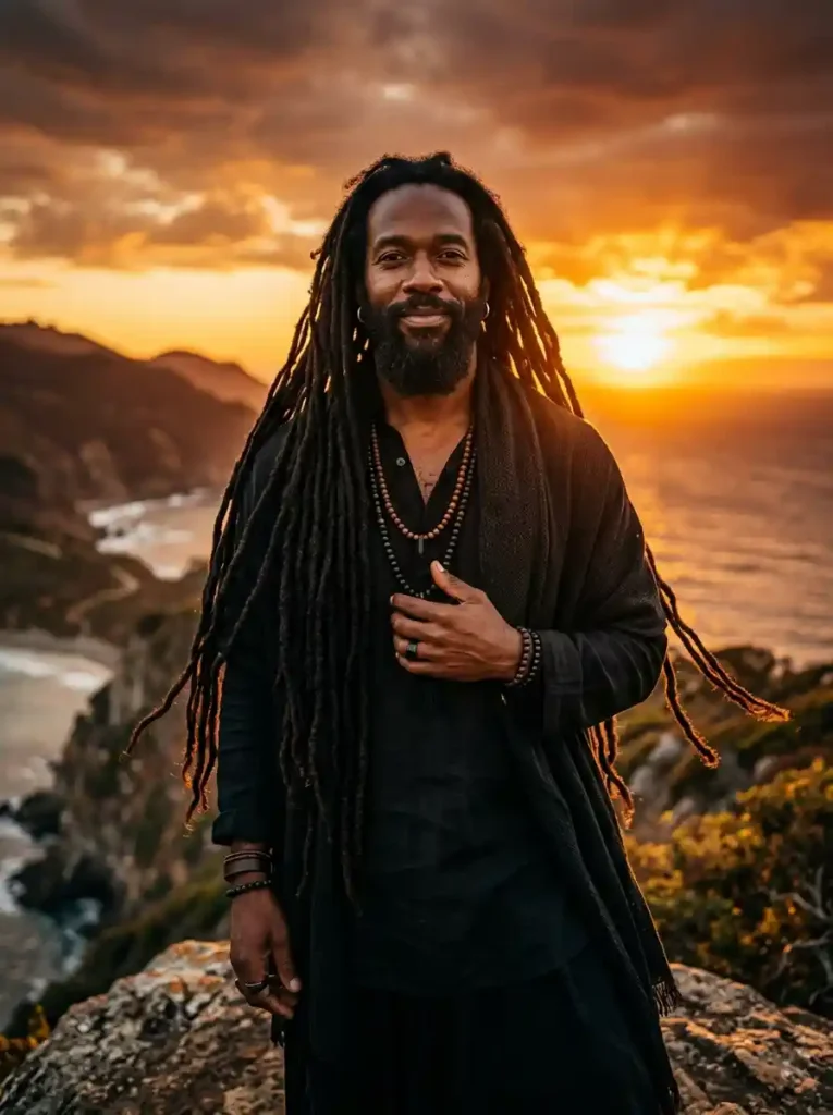 The Long Flowing Locs for Maximum Mature Beauty