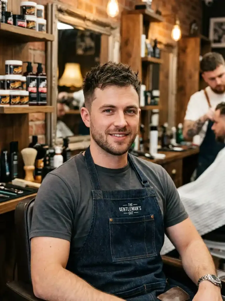 The Low Fade with a Short Textured Top