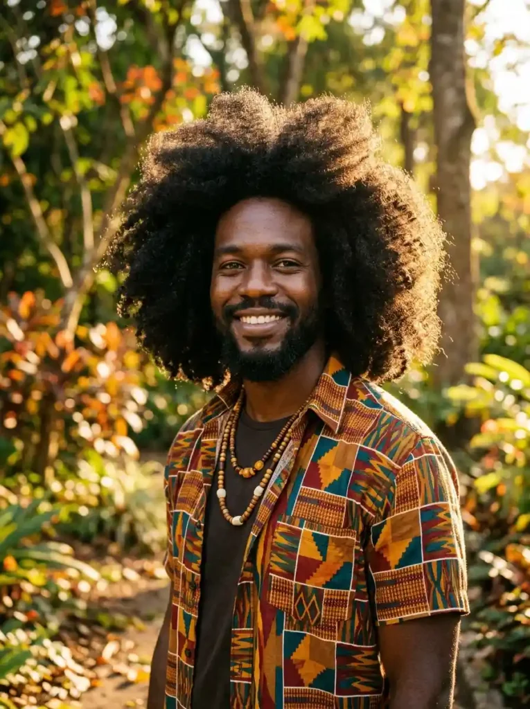 The Natural Afro Textured Long Hair Worn Free