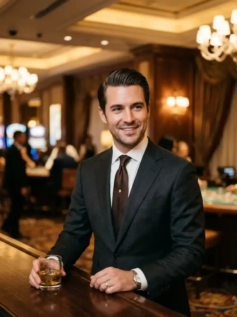 The Oceans Eleven Slicked Side Part Sophistication