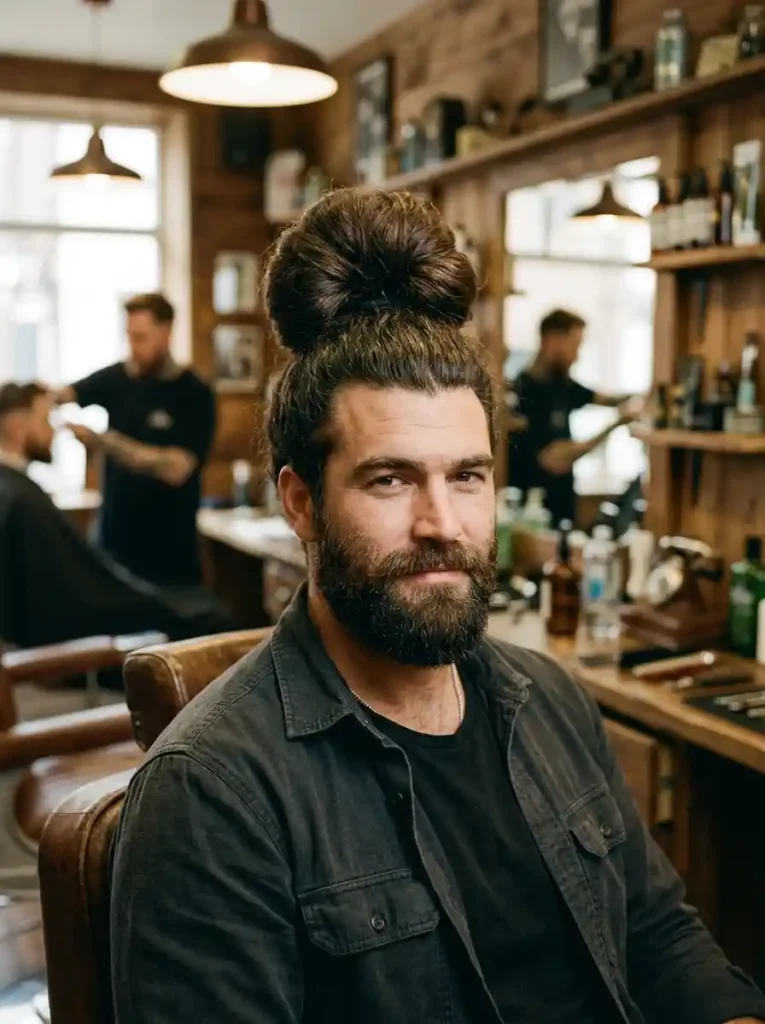 The Top Knot for Thick Hair