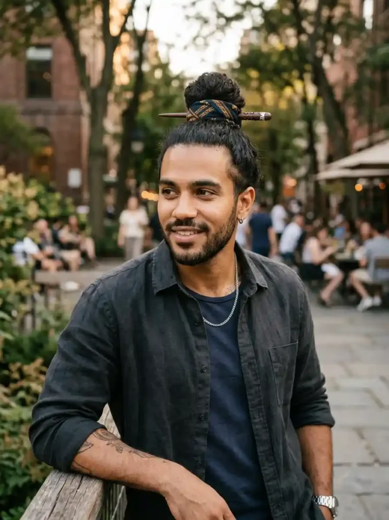 The Top Knot with Hair Accessory