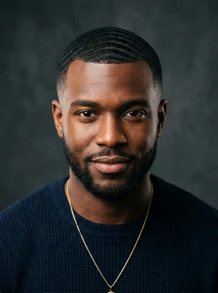 The Wave Style with Temple Fade