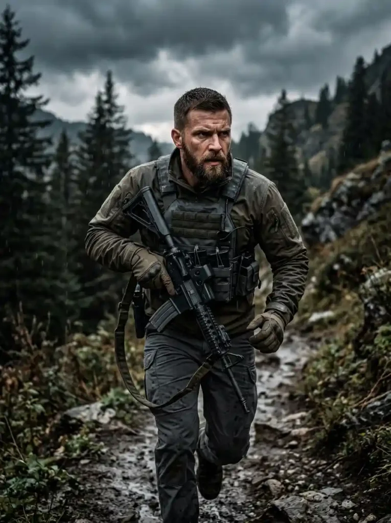 The World War Z Practical Short Crop With Beard