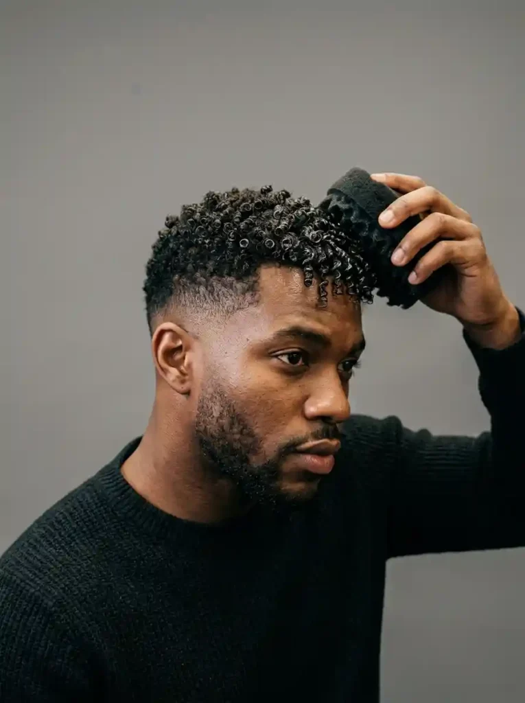 Use a Curl Sponge on Short Hair