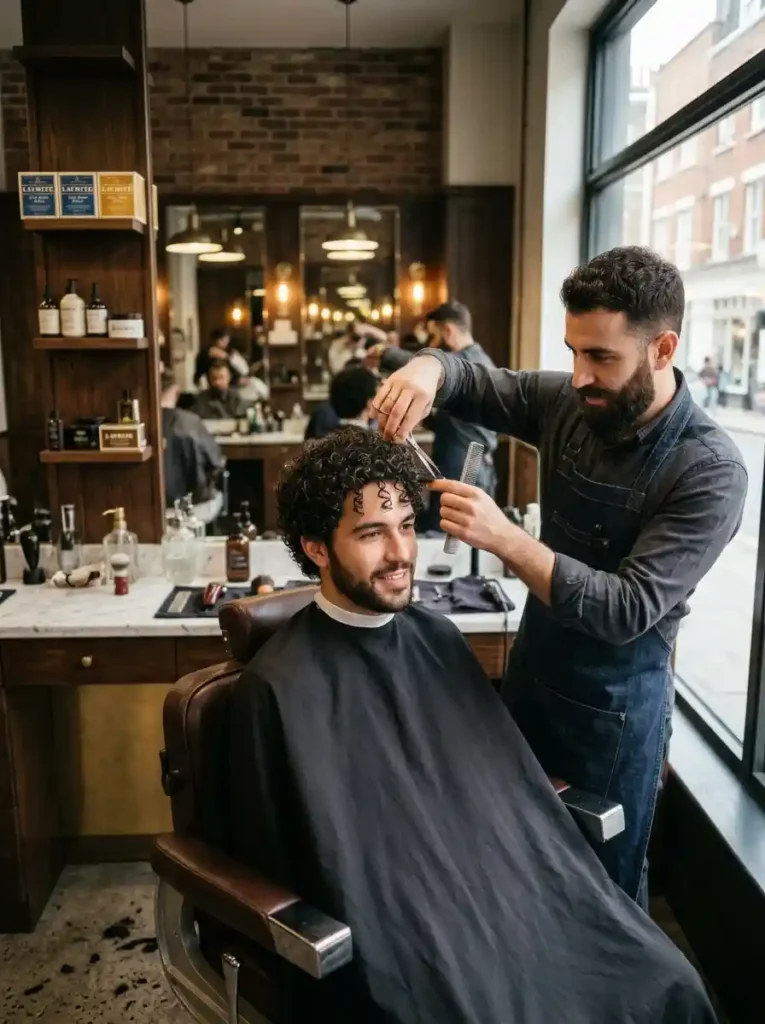 Visit a Barber Who Understands Curly Hair